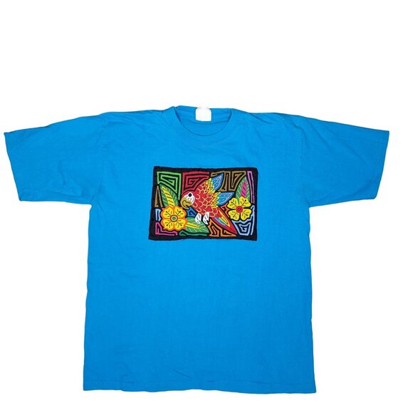 Panama Colorful Parrot island T-Shirt My Name Is Panama XL - Picture 2 of 5